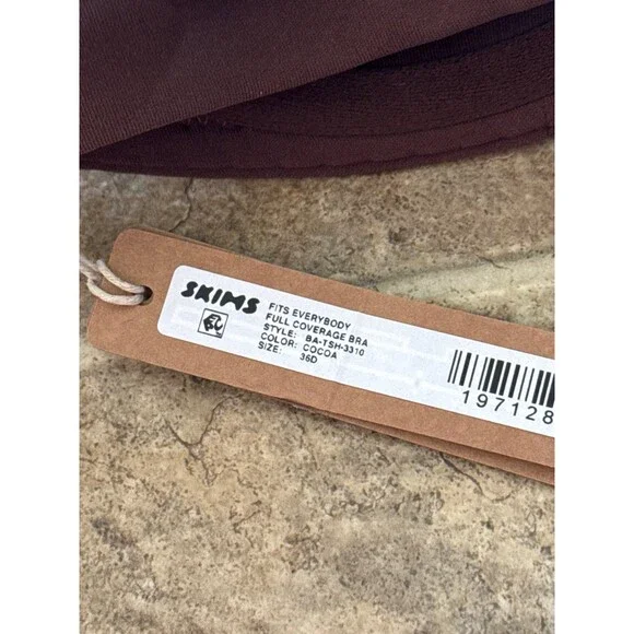 Skims Fits Everybody Full Coverage Bra Cocoa Size 36D